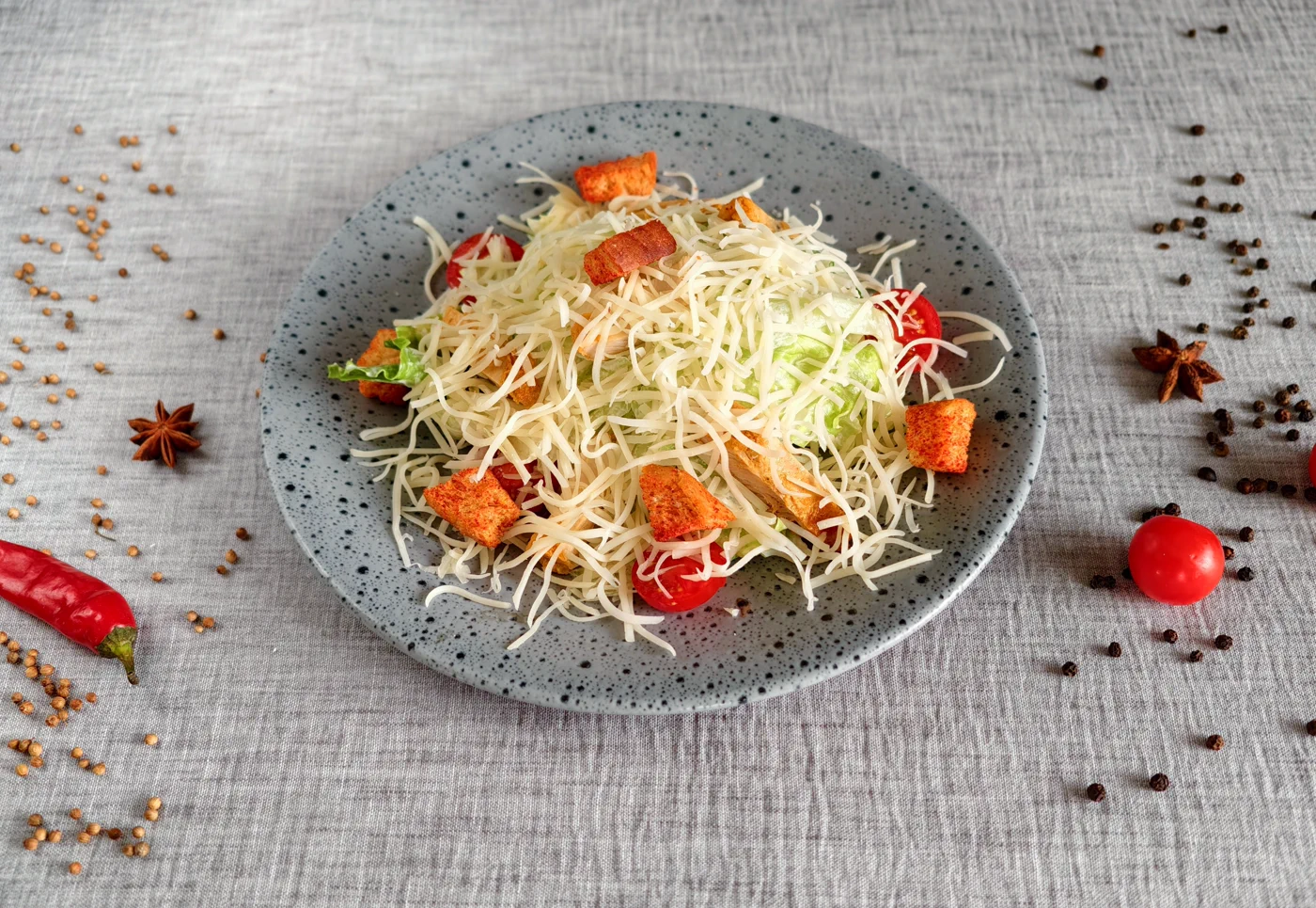 Цезарь с курицей